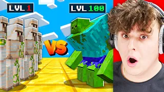 ARMIA IRON GOLEMÓW vs MUTANT ZOMBIE - WIELKI TURNIEJ WALKI MOBÓW w MINECRAFT!!!