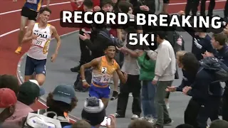 Nico Young Drops 12:57.14 NCAA 5k Record, Adrian Wildschutt Wins In 12:56.76 At BU Terrier Classic!