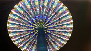 Kaleidoscope - 'Column' in Stained Glass by Kathleen Hunt