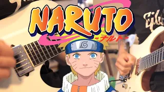 The Raising Fighting Spirit - Naruto [Metal Guitar Cover] JEZMOT