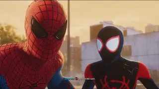 Marvel's Spider-Man 2 New Threads with the amazing suit and spider verse suit gameplay