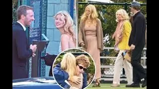 Gwyneth Paltrow and Chris Martin reunite for 18-year-old son Moses' high school graduation 10 years