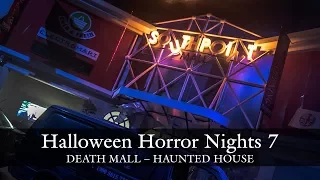 DEATH Mall haunted house walkthrough - Halloween Horror Nights 7 HHN7 2017