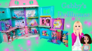 Setting up Gabby's Dollhouse