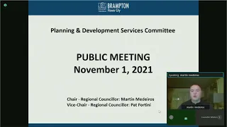 Planning and Development Committee - November 1, 2021