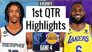 Los Angeles Lakers vs Memphis Grizzlies Full Game 4 Highlights 1st QTR |Apr 24| NBA Playoff 2023