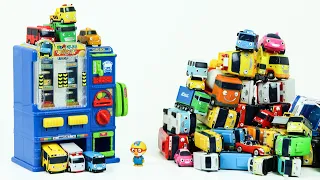 타요 미니카 자판기 장난감 버스랑 구급차 경찰차 친구들을 모두 불러보아요! Tayo Car Vending machine Toys