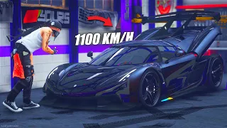 AKU MENCIPTAKAN MOBIL MONSTER 1100KMH KOENIGSEGG JESKO DI GTA 5 ROLEPLAY