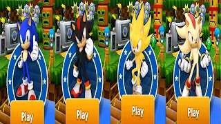 SONIC DASH - SONIC VS SHADOW VS SUPER SONIC VS SUPER SHADOW