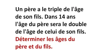 EXERCICE 4: RÉSOUDRE UN PROBLÈME PAR UN SYSTÈME DE DEUX ÉQUATIONS À DEUX INCONNUES - 3APIC