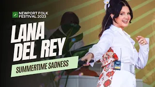 Lana Del Rey "Summertime Sadness" Live on The Fort Stage at Newport Folk Festival 2023