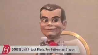 GOOSEBUMPS: Jack Black, Slappy, Director Rob Letterman