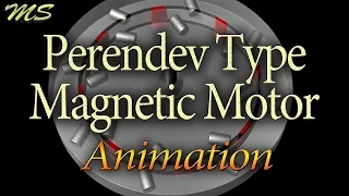 Perendev Type Magnetic Motor - Animation