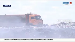 Алатырцы второй месяц задыхаются в чаду тлеющей свалки