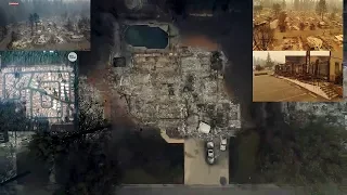 Drone/Satellite Footage of Whats Left After The Paradise, CA "Camp Fire" | 81 Confirmed Dead..