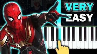 SPIDER-MAN: No Way Home - Main Theme - VERY EASY Piano tutorial