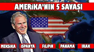 Amerika Tarihinin 5 Savaşı (TEK PARÇA) || Amerika'nın Savaştığı Ülkeler