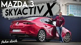 EIN BENZIESEL? Mazda 3 Fastback Skyactiv-X 2.0 M Hybrid | Review und Fahrbericht | Fahr doch