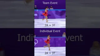 Alina Zagitova✨ Olympics⛸ 【Team Event VS Individual Event】