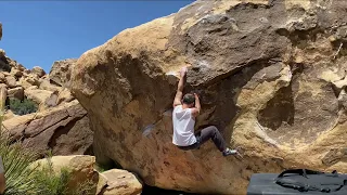 Chorizo Tacos (v4) flash - Joshua Tree Bouldering