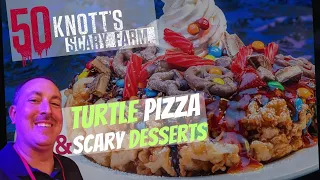 Knott's Scary Farm (2023) | Update | Scary Food | Turtle Pizza | Camel Stew