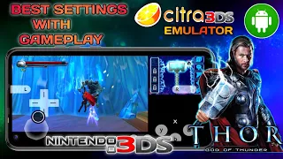 Thor God of Thunder - 3DS Gameplay ( Nintendo 3DS ) || Citra Emulator Android