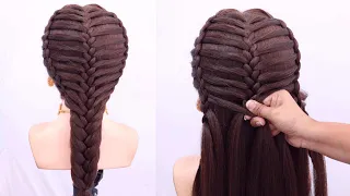 Advance Ponytail - Latest Stylish Ponytail Hairstyle For Long Hair | Beautiful Hairstyle For Wedding