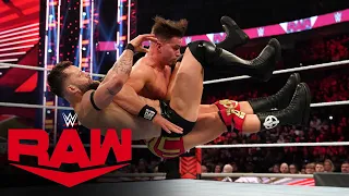 Finn Bálor vs. Theory – United States Title Match: Raw, April 18, 2022