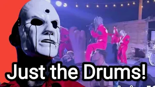 Eloy Casagrande's ISOLATED DRUMS! - Slipknot 25th anniversary show (People = shit at pappy harriets)