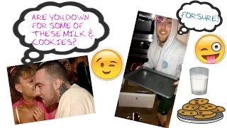 Ariana Grande and Mac Miller bake cookies! | They're beyond funny!