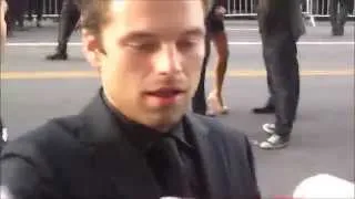 Sebastian Stan at Captain America: The Winter Soldier premiere