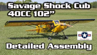 Legend Hobby / Seagull Models 102" Shock Cub Detailed Assembly | HobbyView