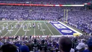 Jets vs Colts AFC championship game intros-2009