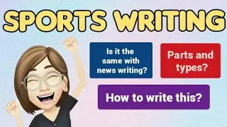 Sports Writing | Campus Journalism x English Refresher