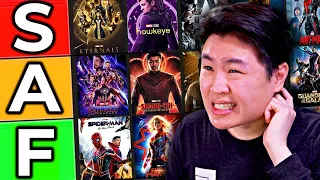 Ranking EVERY Marvel Cinematic Universe MOVIES & SHOWS (Tier List)