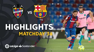 Highlights Levante UD vs FC Barcelona (3-3)