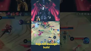 full damage build || kaja exp Lane gameplay - mlbb