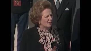 Working Visit of Prime Minister Thatcher, Meetings with President, February 20, 1985