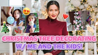 Our 2022 Christmas Trees! (Winter Wonderland & Candyland themed!) | Mariel Padilla Vlog