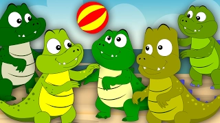 Five Crocodiles Went Swimming One Day | Nursery Rhymes | Kids Songs | Baby Rhymes | Kids Tv