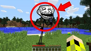 Я НАШЕЛ ТРОЛЛФЕЙС В СВОЕМ МИРЕ В МАЙНКРАФТ TROLLFACE MINECRAFT FRIDAY NIGHT FUNKIN TROLLGE