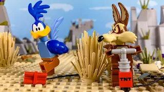 LEGO Roadrunner VS Coyote TNT FAIL 🧨 Stop Motion Animation