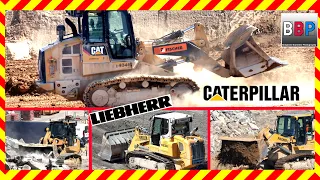 Liebherr LR 636 + 3x Caterpillar 963K Track Loaders, Stuttgart 21, PFA 1.3a, 20.04.2022.
