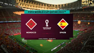 FIFA 23 World Cup QATAR 2022 - Morocco vs. Spain [4K ULTRA HD | GODLIKE QUALITY]