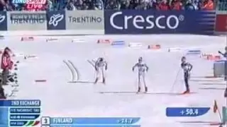 2003 WSC Val di Fiemme Rel 4x5 km M GERMANY NORWAY RUSSIA