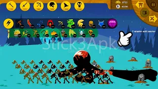 ATTACK FIRST TITAN ZOMBIE CRAWLER FINAL BOSS LEVEL 100 | Stick War Legacy Mod - Stick3Apk