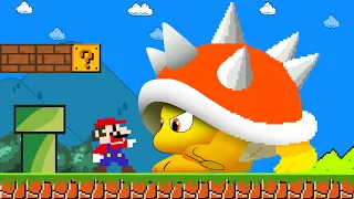 Super Mario Bros. But When Everything Mario Touches Turns To MORE Realistic!... | Game Animation