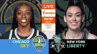 Chicago Sky vs. New York Liberty I WNBA LIVE SCOREBOARD 2023 I @baskemali