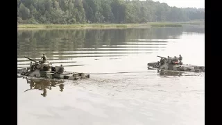 Форсування водної перешкоди. 1-й батальйон 95-ї бригади