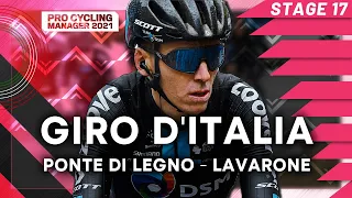 2022 GIRO D'ITALIA Stage 17 | Ponte di Legno - Lavarone | Pro Cycling Manager 2021